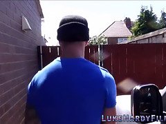 British femdom milf binds Luke Hardy for ride