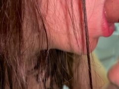 Little Dick Pissed on Me and Filled My Mouth with Cum