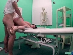 Leie, In den arsch, Arschlecken, Arzt, Fingern, Handjob, Krankenschwester, Büro