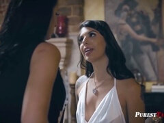 Biszexuális, Gesztenyebarna, Pár, Ujjazás, Büntetés, Tabu