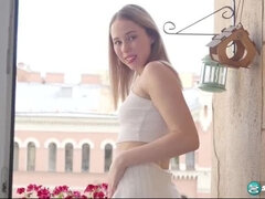 Blondína, Žena, Hd, Masturbácia, Ruskej, Sólo, Teenka, Kozičky