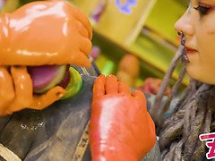 アナル, ボンデージ, 服従, 女, フェティッシュ, フィストファック, Hd, ラフ