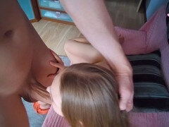 18 jaar, Enthousiasteling, Aziatisch, Grote lul, Pijpbeurt, Sperma shot, Handbeurt, Tiener