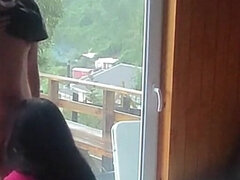 큰 엉덩이, 흑갈색 머리, 집에서 만든, 라티나, 나이든