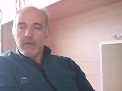 Enthousiasteling, Grote lul, Daddy, Europees, Harig, Masturbatie, Rijpe lesbienne, Alleen