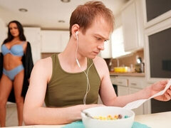 デカパイ, 茶髪の, バック, 手コキする, なめる, 淫乱熟女, オマンコ, 剃毛