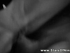 Retro pornstar pussy plowed and loves it