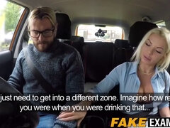 Velké kozy, Blondýna, Kuřba, Auto, Vyšetření, Hardcore, Hd, Student