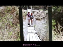 Blasen, Gruppe, Im freien