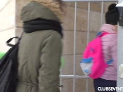 Blonde, Brunette brune, Club, Européenne, Lesbienne, Rasée, Adolescente, Jouets