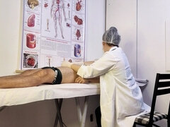 Patient Becomes Rigid in Front of the Nurse During the Examination
