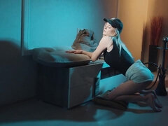 Úžasné, Blondýna, Prstění, Masturbace, Vyholené, Sólo, Teenka, Kozičky