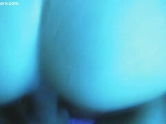 Pretty platinum-blonde is gargling trunk and draining every time she heads to a solarium