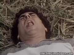 Classic porn in the forest with two ladies