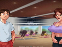 Summertime Saga (pt 54) - Neighbor Is a Yoga Instructor -ms Johnson Route