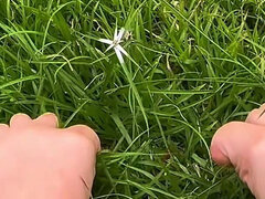 I Let You See My Feet Rubbing and Pressing Against the Grass