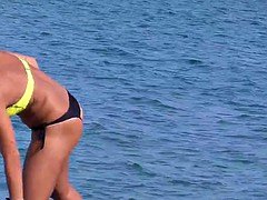 Spiaggia, Bikini, Hd, Guardone