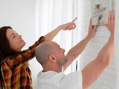 Amatoriale, Grande cazzo, Pompino, Da dietro, Tette naturali, Rasata, Magra, Ragazza