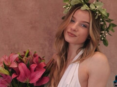 Popó, Kisbaba, Szőke, Hd, Filigrán alkatú, Gyengéd kefélés, Egyedül, Begyek