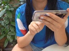 Anal, Stjärt mot mun, Utomhus, Offentlig, Toalett