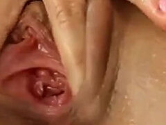 Store bryster, Pik sutte, Brunette, Give finger, Hårdt, Hæle, Orgasme, Solo