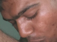 Iso kulli, Suihinotto, Pariskunta, Spermaa suussa, Kotitekoinen, Intialainen