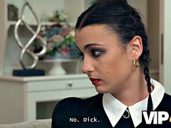 LISPY WEDNESDAY SUCKED DADDY S COCK LIKE SHE S HIS BITCH