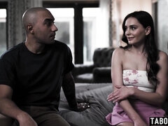 Svart, Kukk suging, Brunette, Familie, Raseblandet, Petite, Tabu, Tenåring