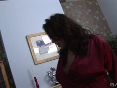 Michelle Thorne Gets Saved By Her Friend's Purple Toy