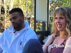 Lena Paul and Troy Francisco Real Couple Interview & Hot Sextape - Blowjob, BBC, Big Tits