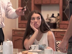 Anal, Mignonne, Tchèque, Papa, Petite femme, Adolescente