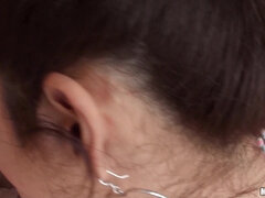 アナル, お尻, 茶髪の, チン, ハードコア, ラティーナ, ハメ撮り, オマンコ