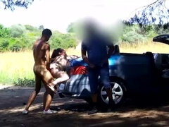 18 años, Morena, Coche, Corridas, Estilo perrito, Sexo duro, Español, Adolescente