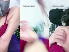 Amatorka, Azjatka, Duże cycki, Palcówka, Domowej roboty, Bielizna, Punkt widzenia