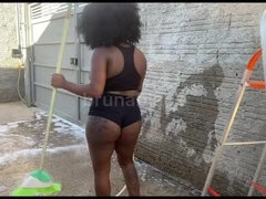 Amatør, Stor klitt, Svart, Par, Hd, Hjemmelaget, Raseblandet, Naken