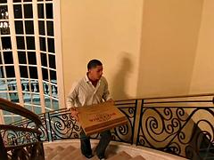 Diana Doll Cheats on Her Husband with the Big Cock Pizza Boy