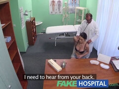 Real hospital doc gives patient a hot load to cure his ailment in POV