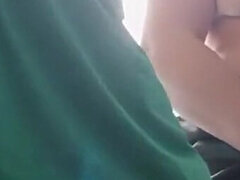 I Masturbate My Pussy Through a Pad and Watch My Girlfriend Eat Another Girl's Pussy