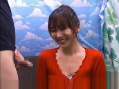 beautiful sexy japanese babe teases guy