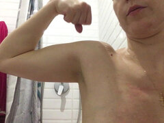 Hairy Armpits and Strong Bicepcs and Back