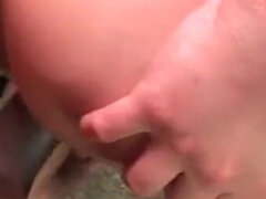 Teen Ruby sucks and fucks big black cock