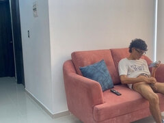 아마추어, 커플, 라티나, 자연의 가슴, 젖꼭지, 타는