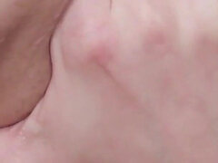 The first porn of a 18 year old brunette slut masturbating her pussy to pleasure and fingering herself