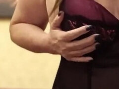 Amatoriale, Europea, Nonnina, Italiana, Lingerie, Solo