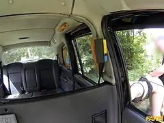 Fake taxi - highly pretty english college girl wetts my taxi with her squirting vagina