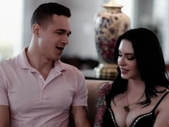 흑갈색 머리, Hd, 청소년, 쓰리섬