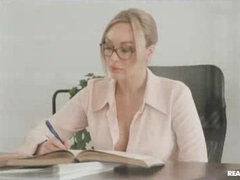 Stora tuttar, Blondin, Sperma shot, Ansiktsbehandling, Hardcore, Hd, Hemmafru, Milf