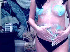 흑갈색 머리, 음식, 조그마한, 보지, 혼자, 청소년