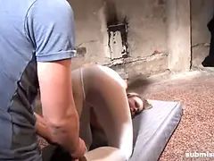 Victoria hogtied and groped at Submissed.com