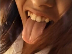 Amatör, Asiatisk, Avsugning, Sperma shot, Dildo, Japansk, Tonåring, Leksaker